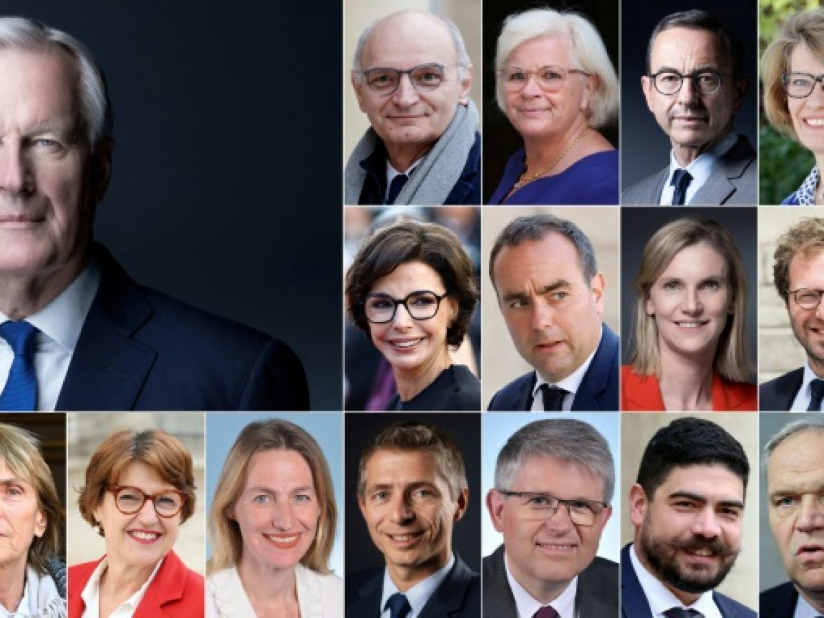 France : Voici la liste des ministres du nouveau gouvernement de Michel Barnier