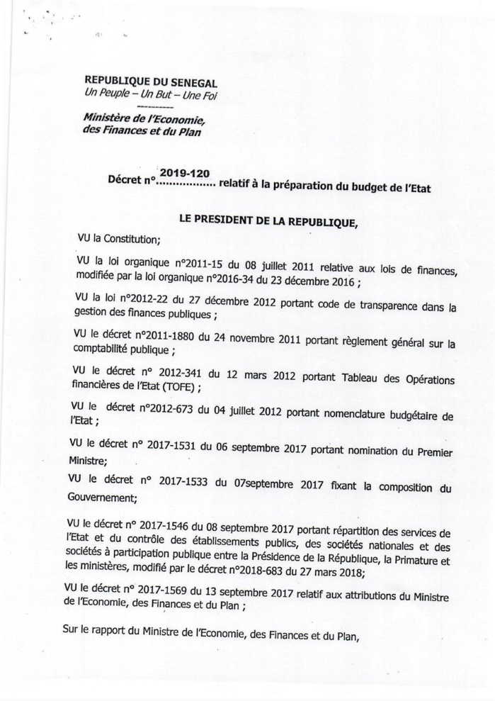 Carnage financier : voici la preuve que le ministre Cheikh Diba «n'a aucune responsabilité directe sur les chiffres évoqués» (Documents)