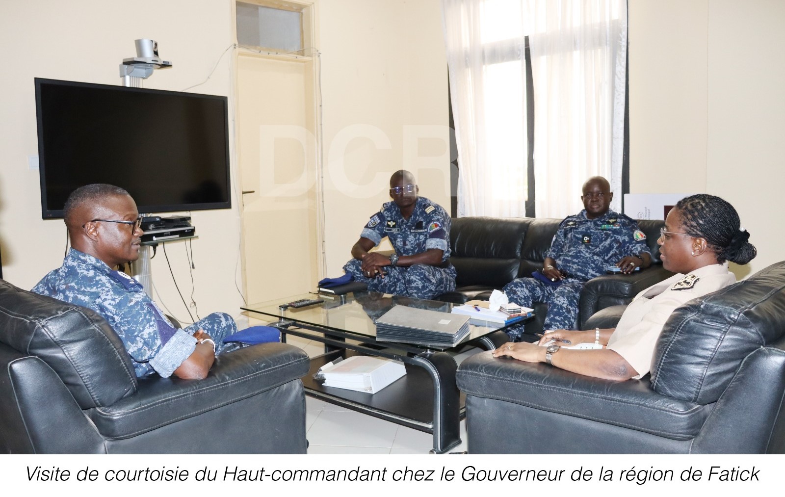 Visite de prise de Contact du Haut-Commandant de la Gendarmerie Nationale