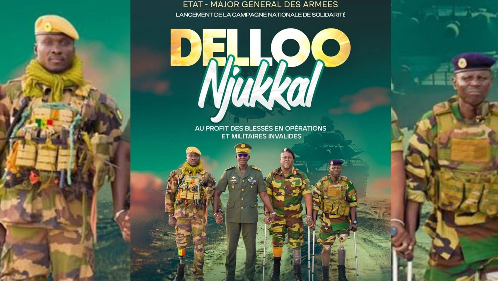 Soutien aux militaires invalides : Ousmane Sonko a officiellement lancé la campagne de solidarité « Dello Njukkal »