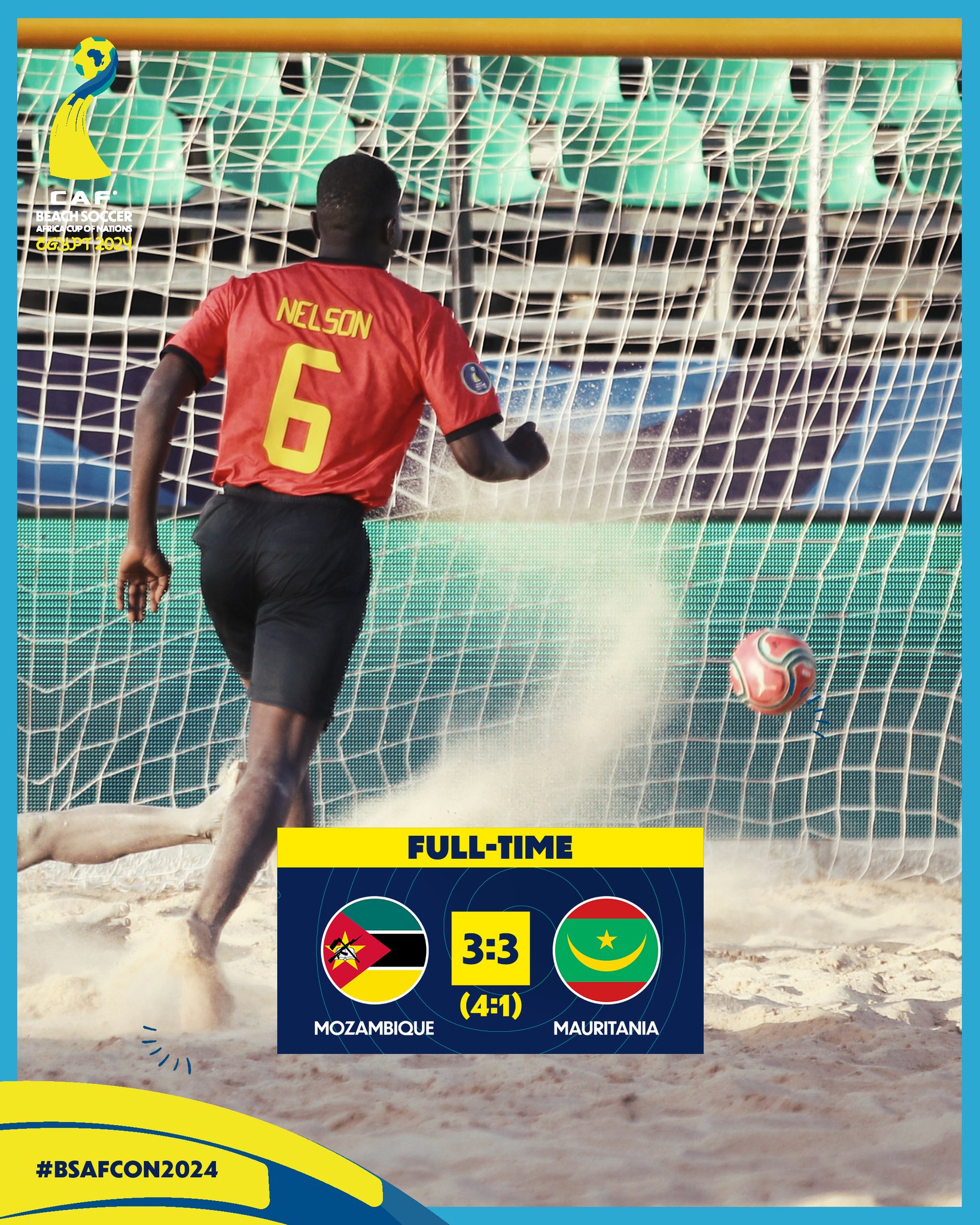 CAN Beach Soccer : la Mauritanie s’incline face au Mozambique, la dernière journée s'annonce décisive