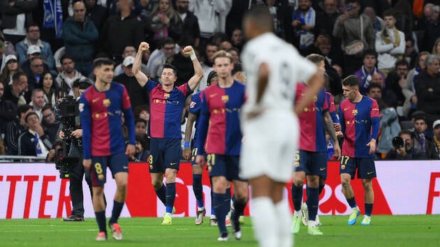 Liga : le FC Barcelone écrase le Real Madrid au Bernabéu pour le premier Clasico de Mbappé