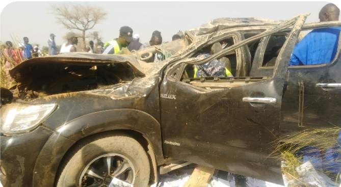 Campagne à Mbacké : 1 mort et plusieurs blessés graves dans l'accident du convoi de Pastef