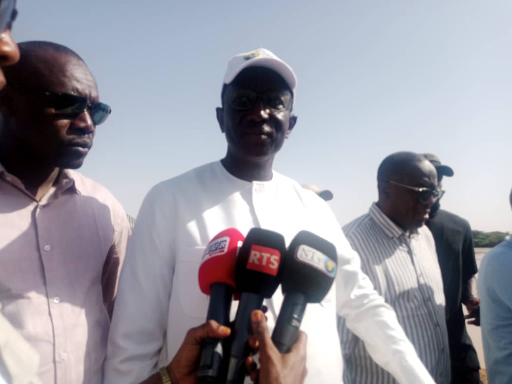 Campagne électorale : Amadou Ba en visite dans les zones inondées appelle le gouvernement à achever le pont de Nianga Edy