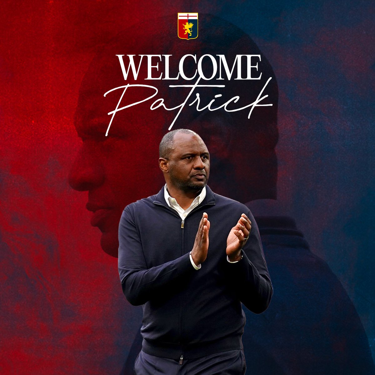 Patrick Vieira nommé entraîneur du Genoa