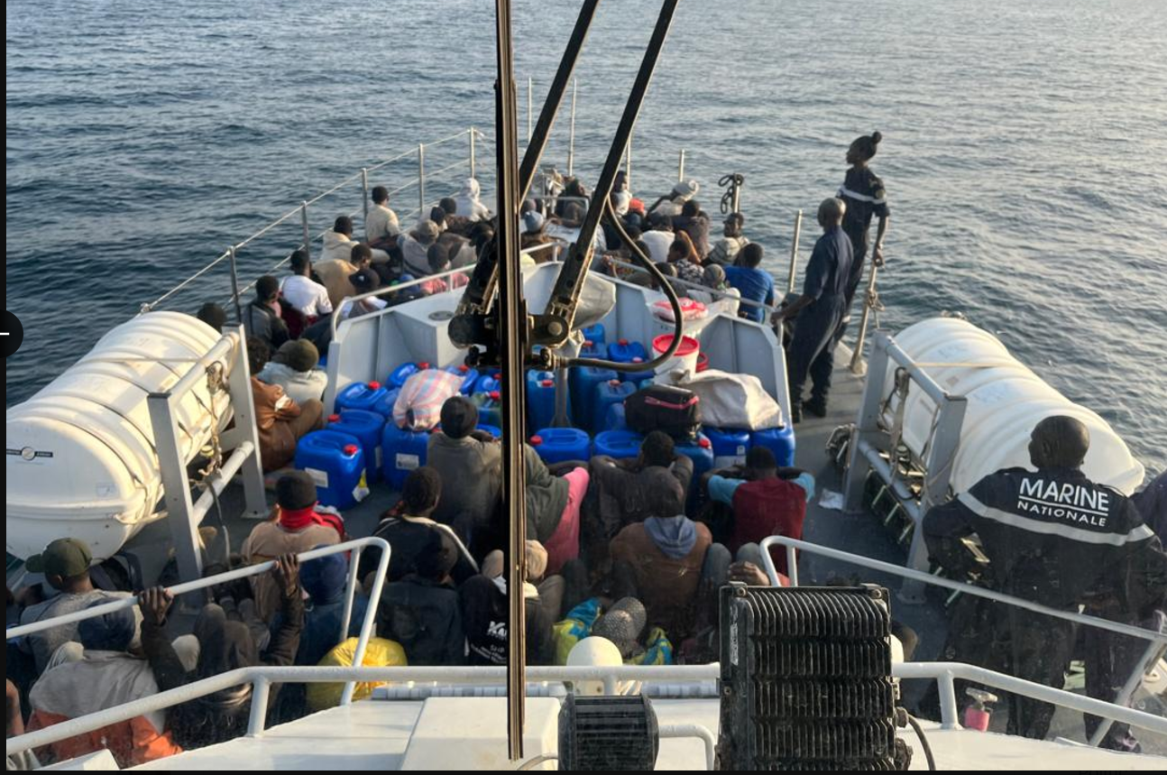 Ile des serpents: 75 candidats migrants secourus par la marine nationale 