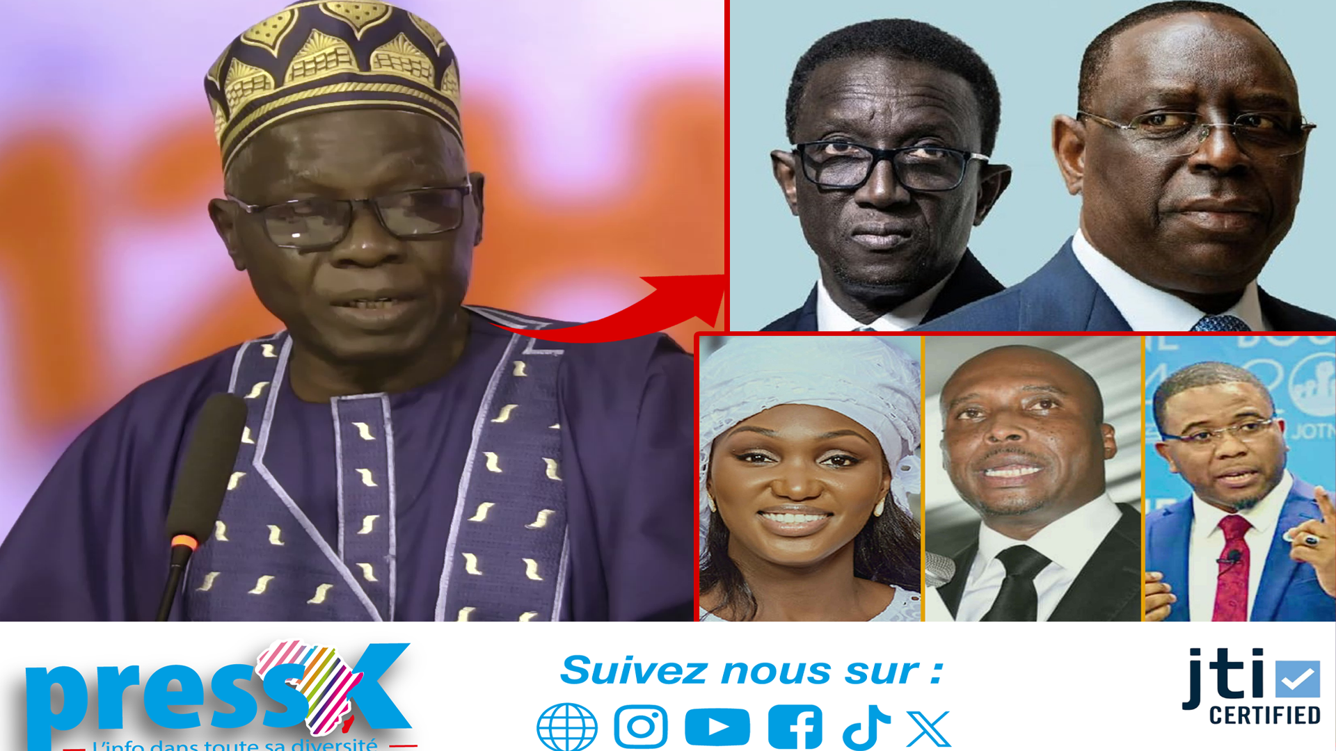 Chef de l'opposition au Sénégal: Déthié Faye apporte des éclaircissements sur le duel Macky Sall-Amadou Ba