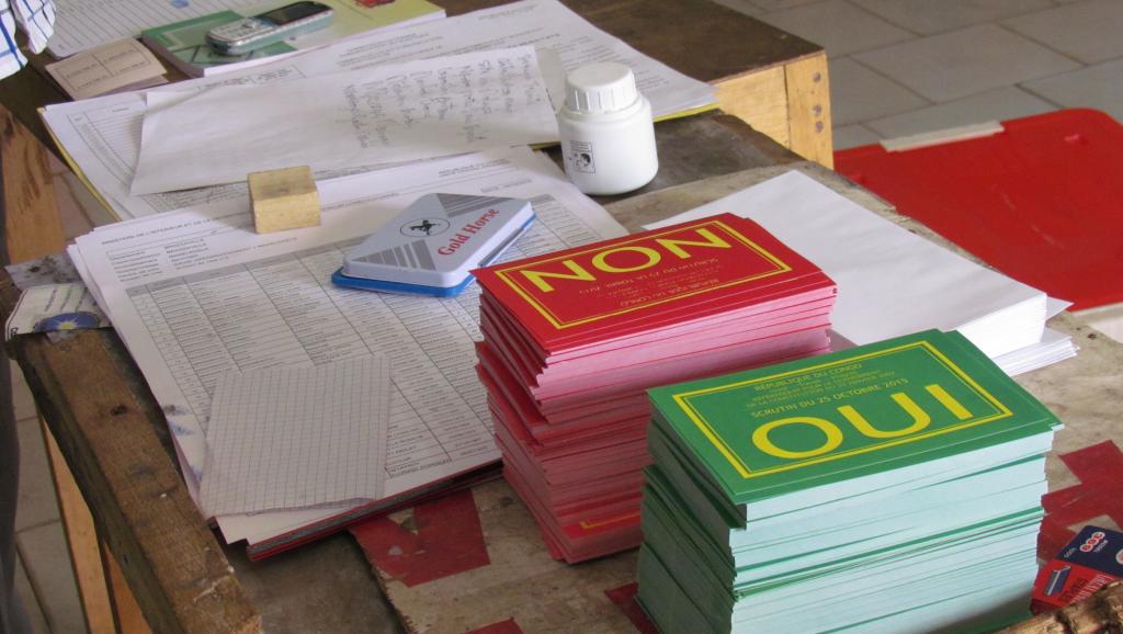 L'opposition congolaise ne reconnaît pas le référendum du 25 octobre 2015, ouvrant la voie à une nouvelle Constitution favorable à un nouveau mandat pour le président Sassou Nguesso. AFP PHOTO