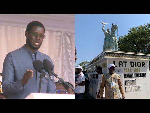 Inauguration de la statue de Lat Dior : "les noms des infrastructures sportives et culturelles doivent puiser dans le patrimoine partagé" (Diomaye)