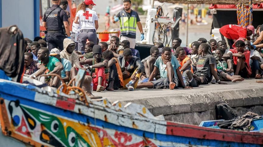 Migration irrégulière : "Entre janvier et décembre 2023, 39 910 personnes parties d'Afrique de l'Ouest ont atterri aux îles Canaries" (ONU)