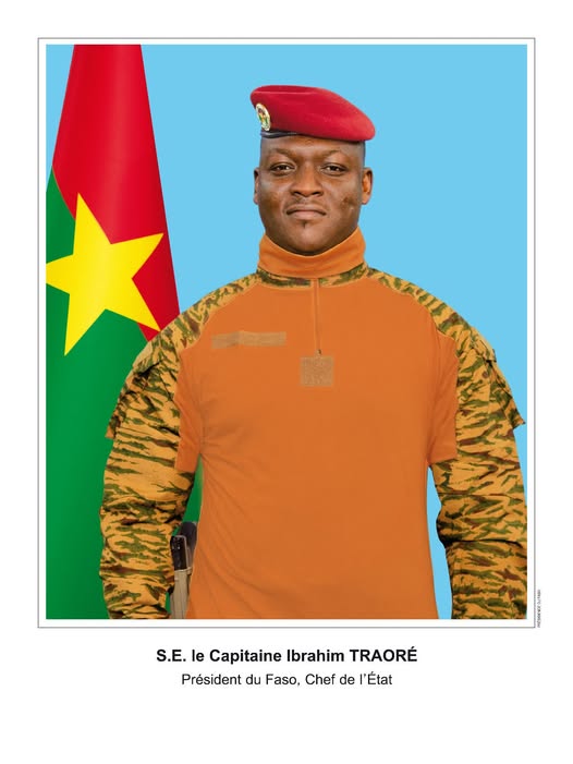 Burkina Faso : la nouvelle photo officielle du Président du Faso est desormais disponible