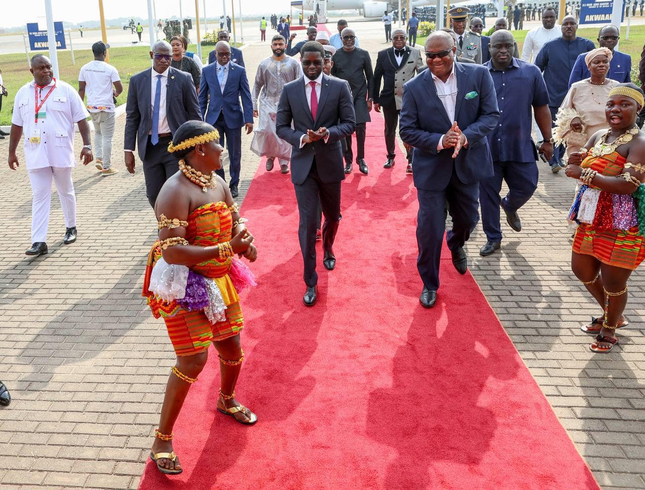 Son Excellence Bassirou Diomaye Faye a assisté ce mardi à l' investiture du président du Ghana, John Dramani Mahama