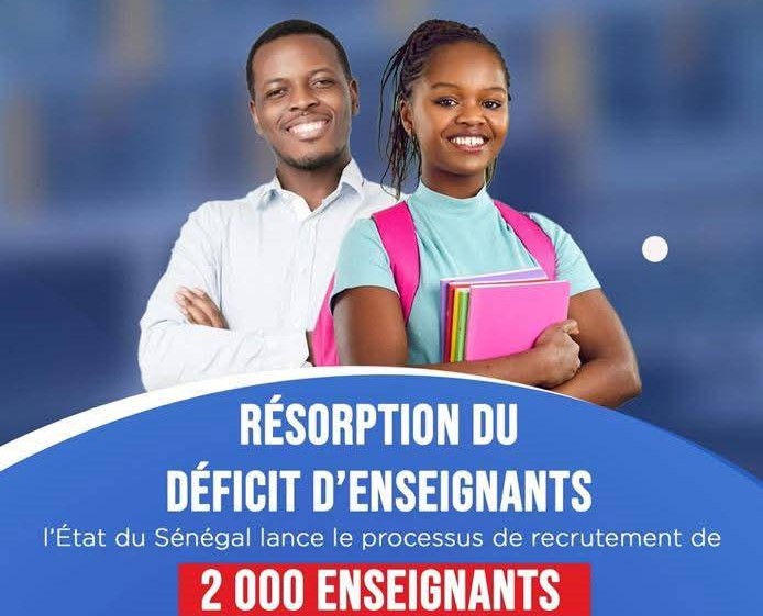 ​Résorption du déficit d'enseignants : recrutement spécial de 2000 enseignants