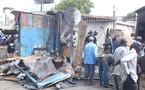 Incendie à la gare routière de Dakar : 50 bonbonnes de gaz consument 5 cantines