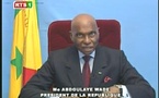 Sénégal -Texte - Audio -Video - 3 Avril 2009  : Discours à la nation du chef de l’Etat Me Abdoulaye Wade