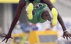 SENEGAL-FRANCE-ATHLETISME: Ndiss Kaba Badji fait 8m 01 à Bercy