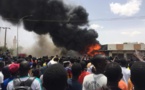 Vidéo - Violent incendie au Marché Ocass de Touba