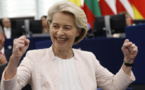 UE: Ursula von der Leyen réélue à la tête de la Commission européenne pour un deuxième mandat