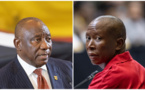 Afrique du Sud: passe d’armes entre le président Cyril Ramaphosa et l’opposant Julius Malema