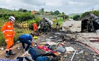 Brésil: le bilan d'un accident de car au Minas Gerais passe à 41 morts