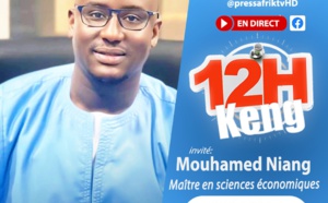 🔴Suivez en Direct le bloc d’informations MidiKeng avec Mohamed Niang, Maître en sciences économiques