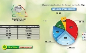 Législatives du 17 novembre : La DGE met en place un numéro vert et un diagramme des électeurs