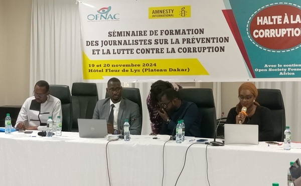 Prévention et lutte contre la corruption : 30 journalistes formés aux techniques d'enquête financière à Dakar