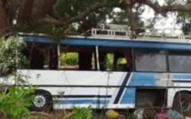 Bignona: un bus termine sa course dans la brousse, fait 3 morts et 67 blessés