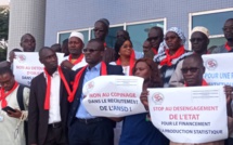 Sit-in à l'ANSD: les agents dénoncent leurs conditions de travail et réclament le paiement de 2 mois d'arriérés de salaire