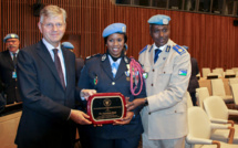 Vidéo : le message de Seynabou Diouf, la lauréate du Prix de la policière de l'ONU, pour les femmes