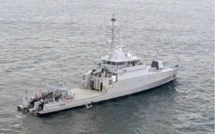 La marine nationale réceptionne, mercredi 5 juin « le Cayor »,un lance-missiles OPV 58S