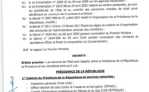 Le Président Diomaye publie le décret portant répartition des services de l’Etat et du contrôle des établissements publics