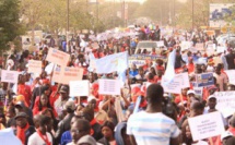 Ziguinchor : les travailleurs des collectivités territoriales ont tenu leur marche