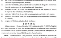 Conseil supérieur de la magistrature: le Président Diomaye désigne Mamadou Diop au poste de secrétaire général 