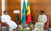 L'ancien Président du Niger, Mahamadou Issoufou reçu ce mardi par Diomaye