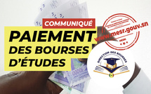  Enseignement supérieur: les paiements des bourses d'octobre et novembre 2024 débutent ce jeudi