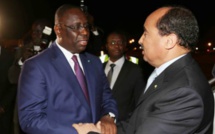 Macky Sall en visite en Mauritanie